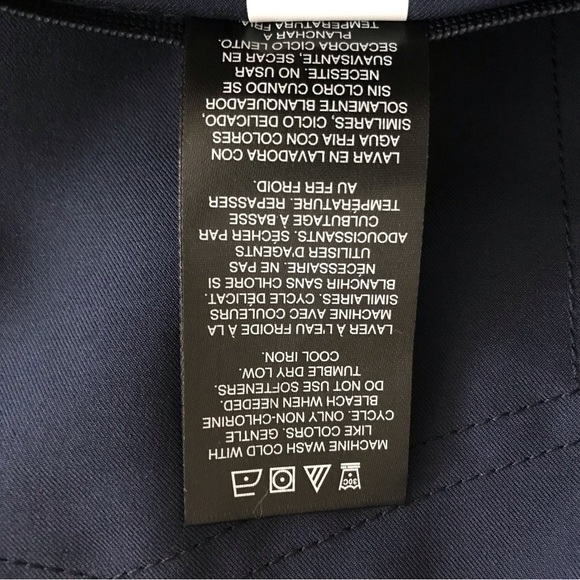 Greg Norman Navy Blue Solid Woven Pants, 32 - Picture 11 of 12